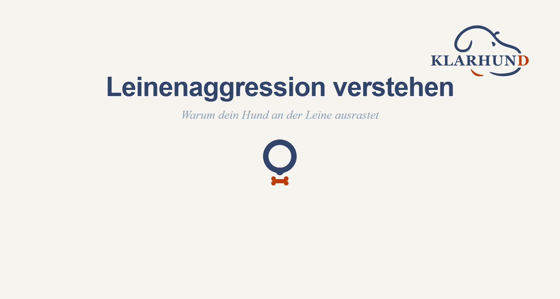 Leinenaggression verstehen