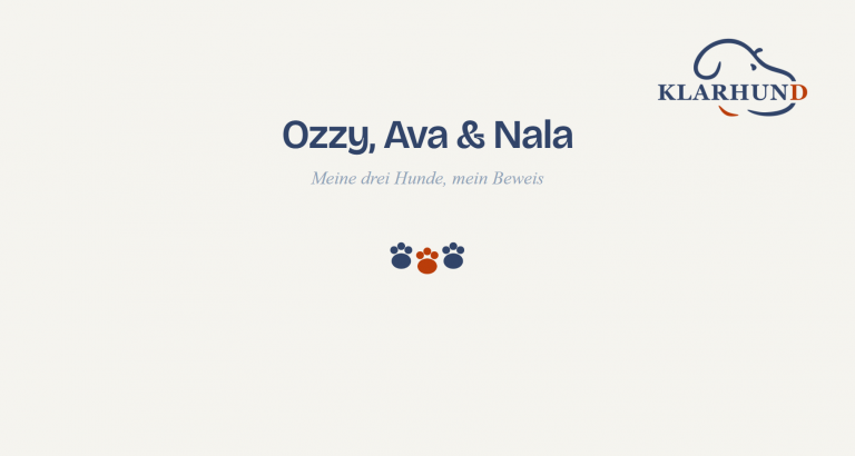 Ozza,Ava, Nala, meine Drei