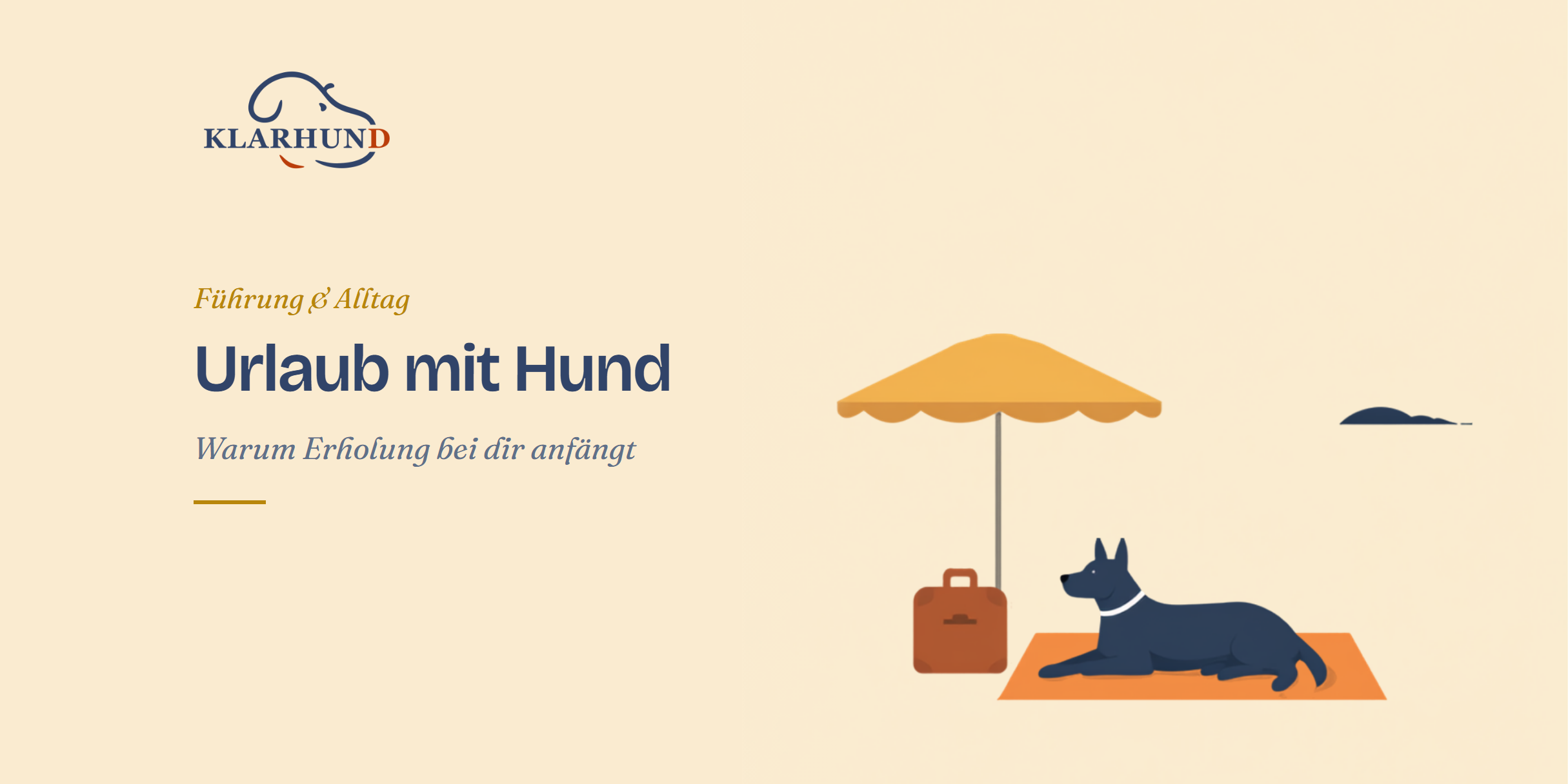 Urlaub mit Hund